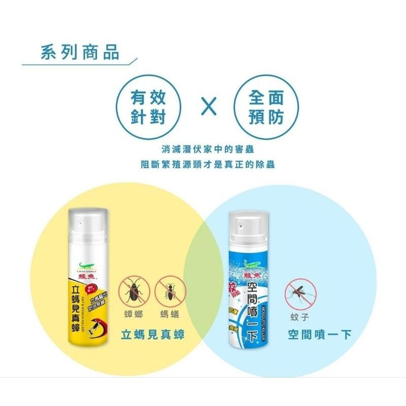 💥隔日達+發票💥鱷魚 立螞見真蟑 空間噴一下 防蚊戰士 全新升級加強版-細節圖9