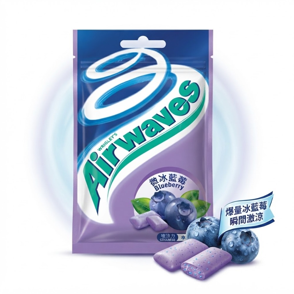 AIRwaves  extra 無糖口香糖 28g-規格圖1