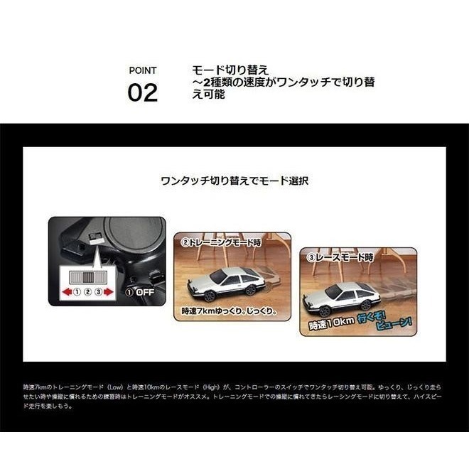 京商Kyosho First Minute 頭文字 D 豐田 Sprinter Trueno AE86遙控模型-細節圖4