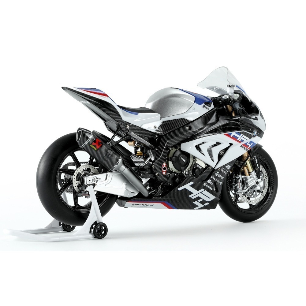 MENG MT-004S 1/9 BMW HP4 Race摩托車 (悅色版)-細節圖3