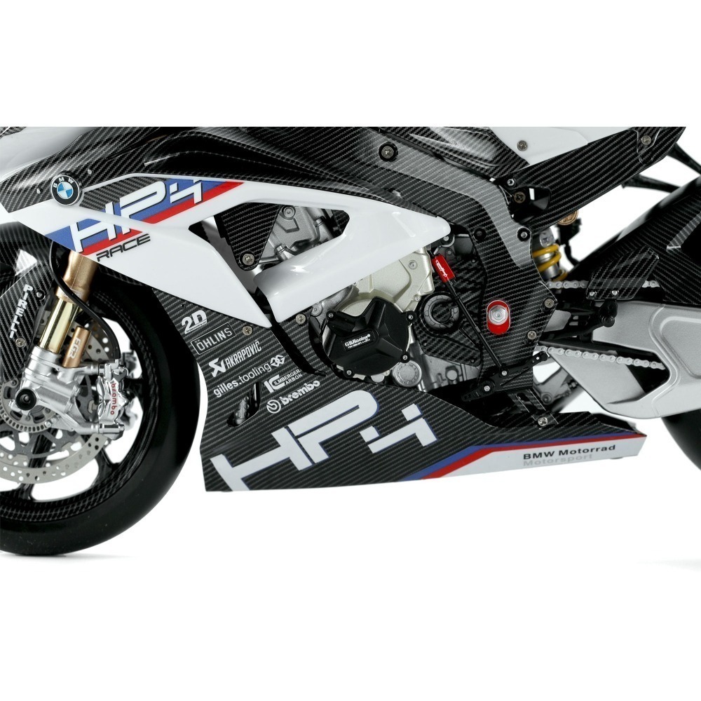 MENG MT-004S 1/9 BMW HP4 Race摩托車 (悅色版)-細節圖5