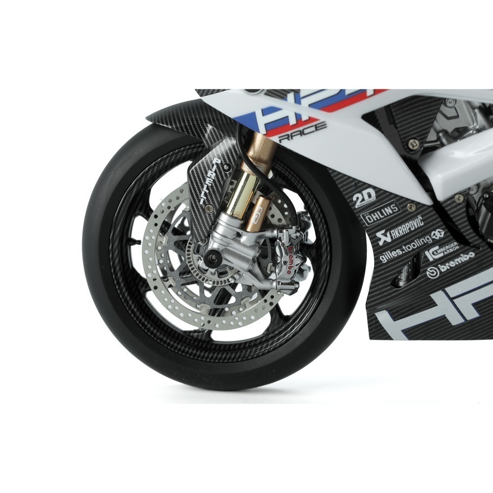 MENG MT-004S 1/9 BMW HP4 Race摩托車 (悅色版)-細節圖6