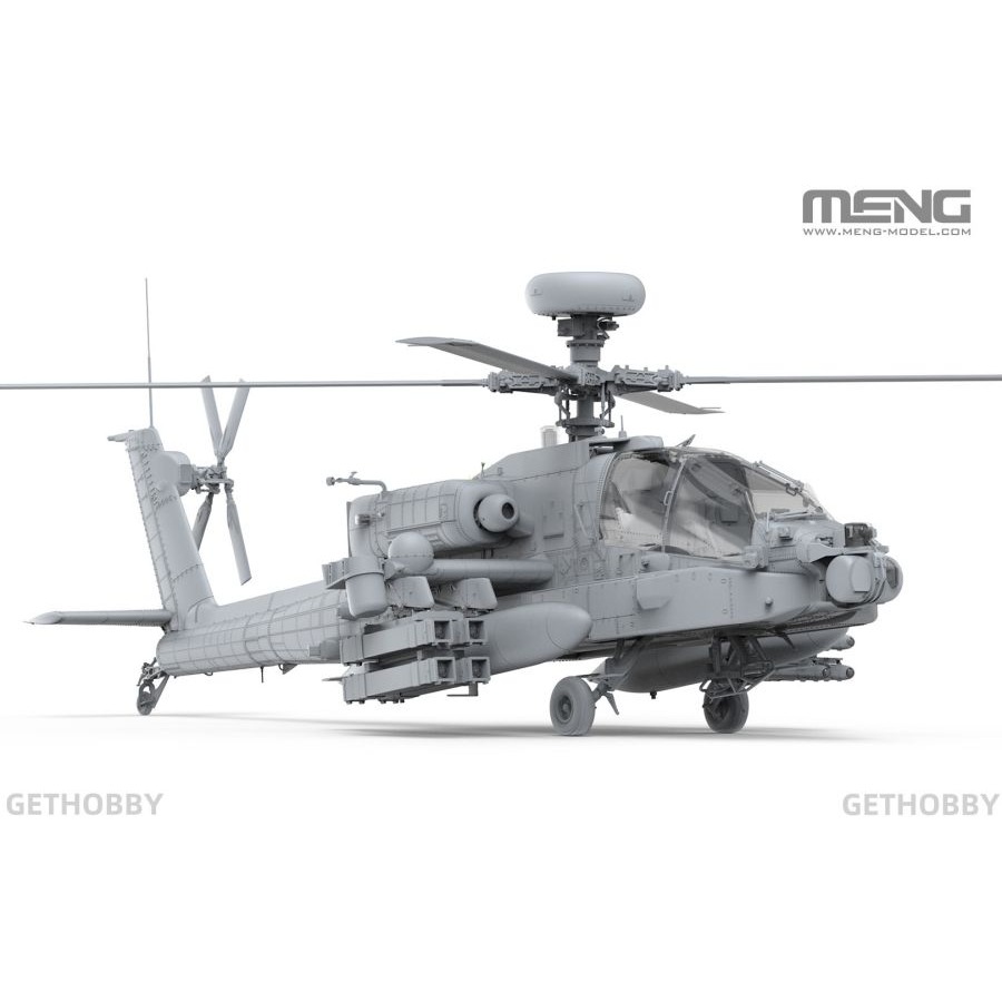 MENG 1/35 AH-64D 薩拉夫 長弓阿帕契 重型武裝直升機 以色列空軍 特別版 組裝模型-細節圖2