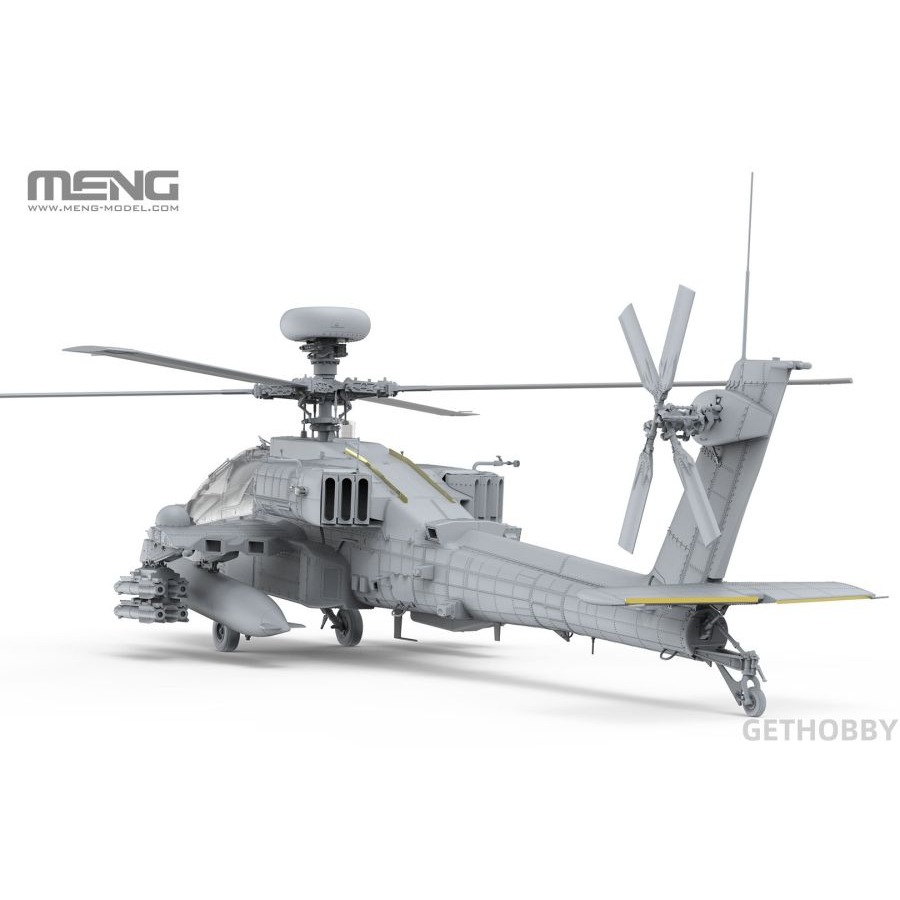 MENG 1/35 AH-64D 薩拉夫 長弓阿帕契 重型武裝直升機 以色列空軍 特別版 組裝模型-細節圖3