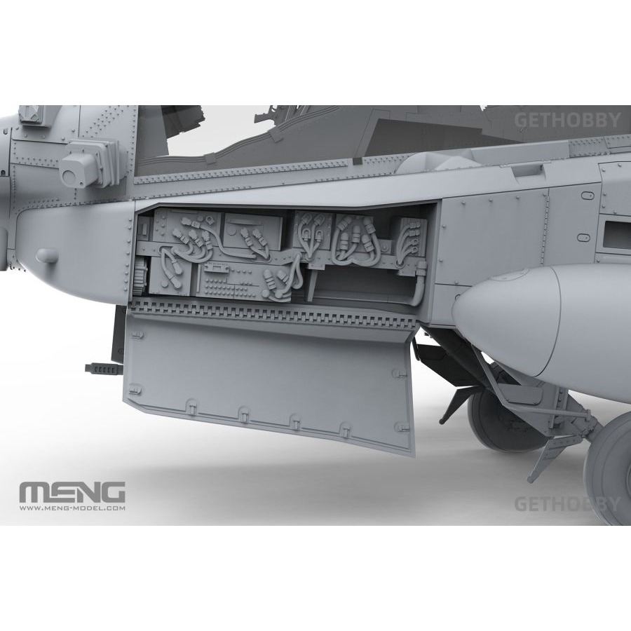 MENG 1/35 AH-64D 薩拉夫 長弓阿帕契 重型武裝直升機 以色列空軍 特別版 組裝模型-細節圖8