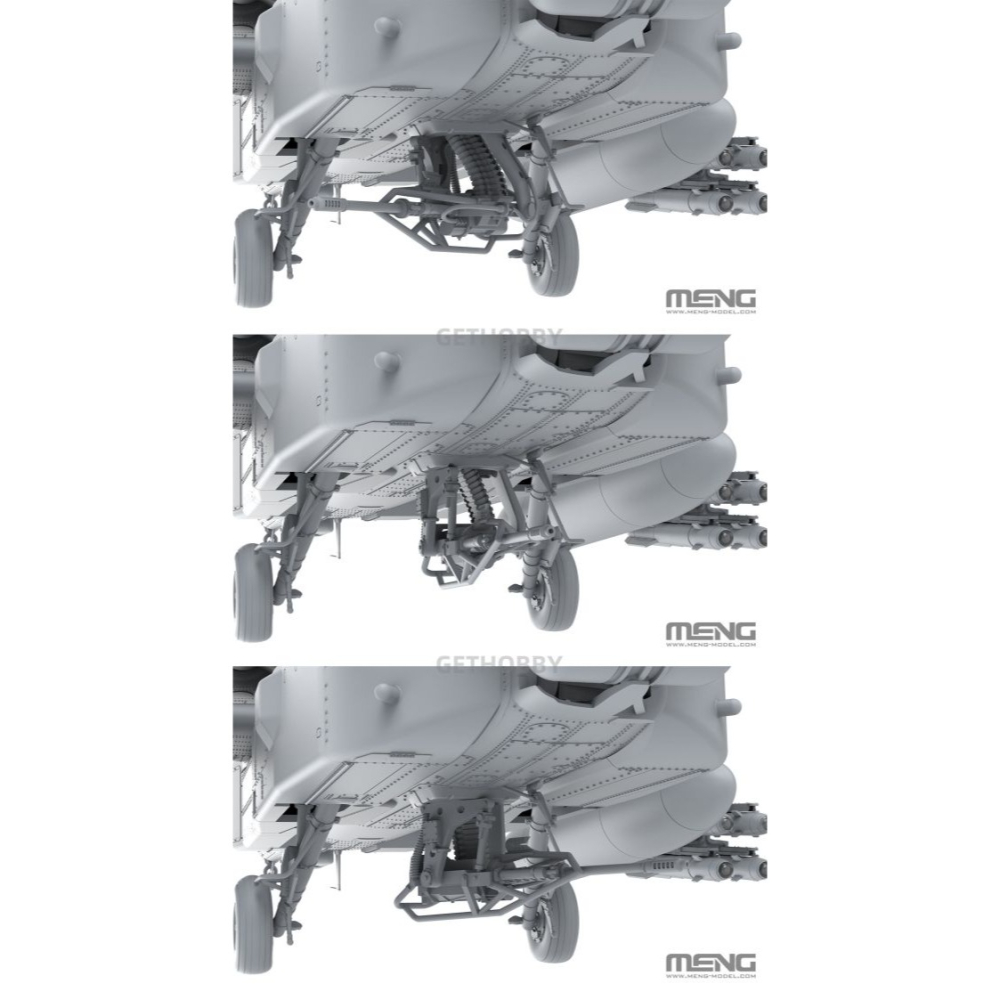 MENG 1/35 AH-64D 薩拉夫 長弓阿帕契 重型武裝直升機 以色列空軍 特別版 組裝模型-細節圖10