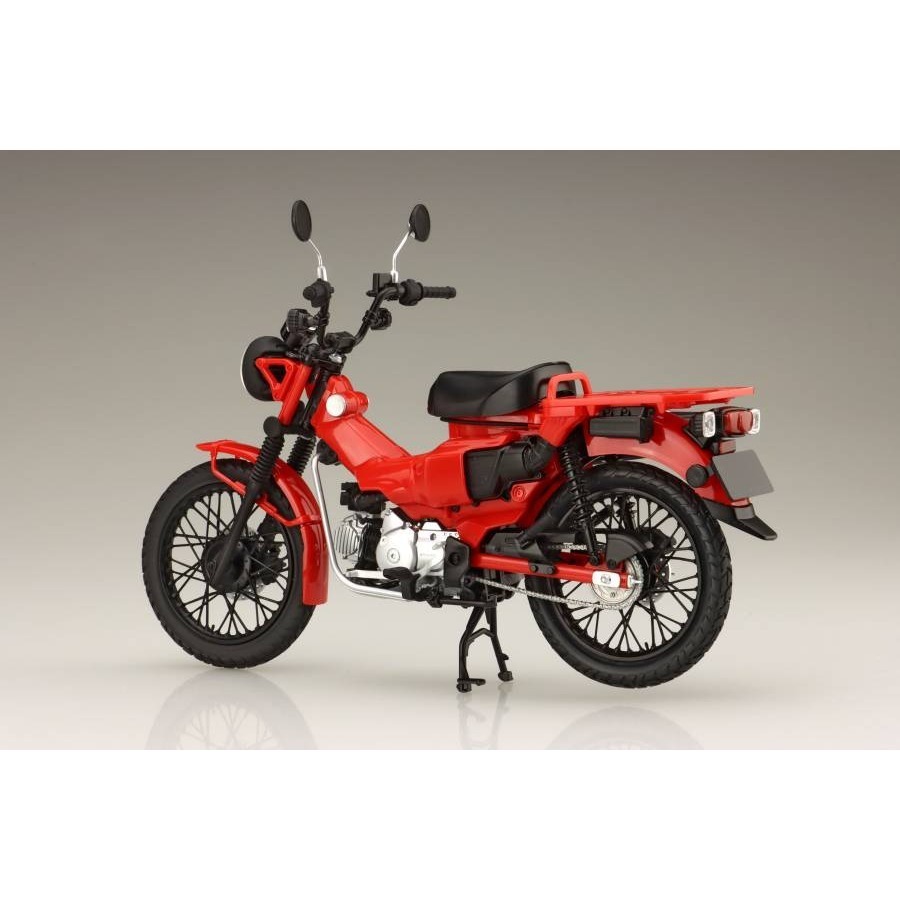 富士美 FUJIMI BikeNX3 1/12 HONDA CT125 HUNTER Cub 躍動紅 組裝模型-細節圖2