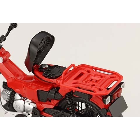 富士美 FUJIMI BikeNX3 1/12 HONDA CT125 HUNTER Cub 躍動紅 組裝模型-細節圖6