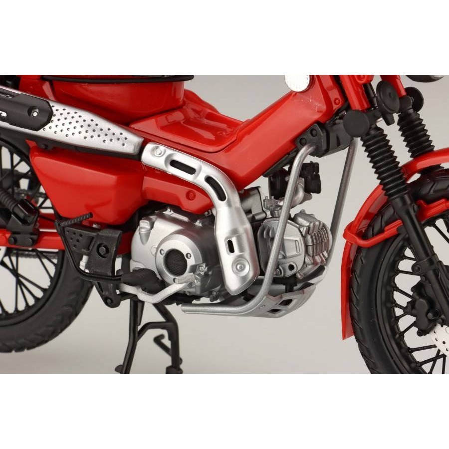 富士美 FUJIMI BikeNX3 1/12 HONDA CT125 HUNTER Cub 躍動紅 組裝模型-細節圖8