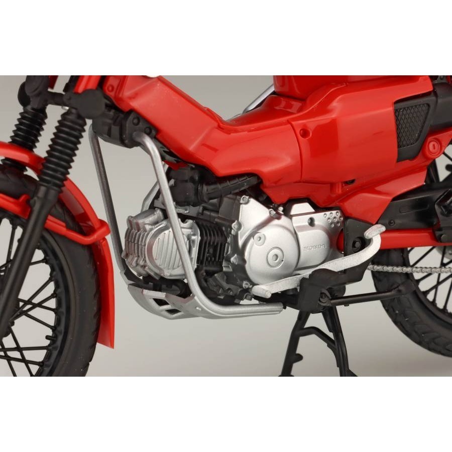 富士美 FUJIMI BikeNX3 1/12 HONDA CT125 HUNTER Cub 躍動紅 組裝模型-細節圖9