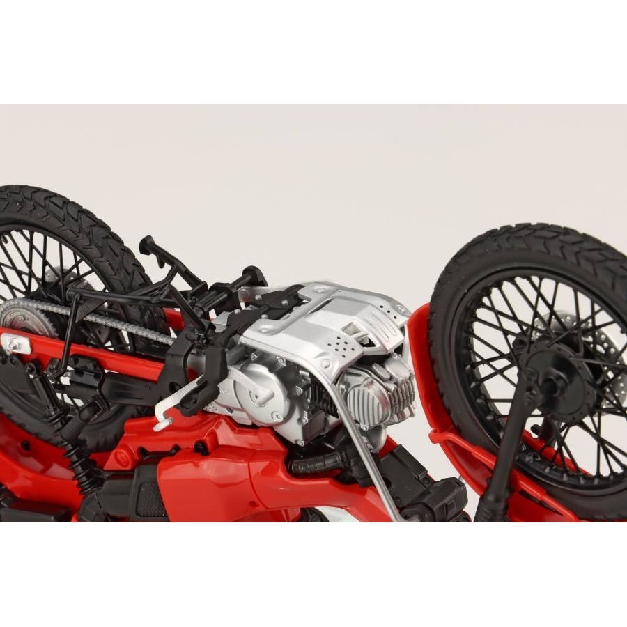 富士美 FUJIMI BikeNX3 1/12 HONDA CT125 HUNTER Cub 躍動紅 組裝模型-細節圖10