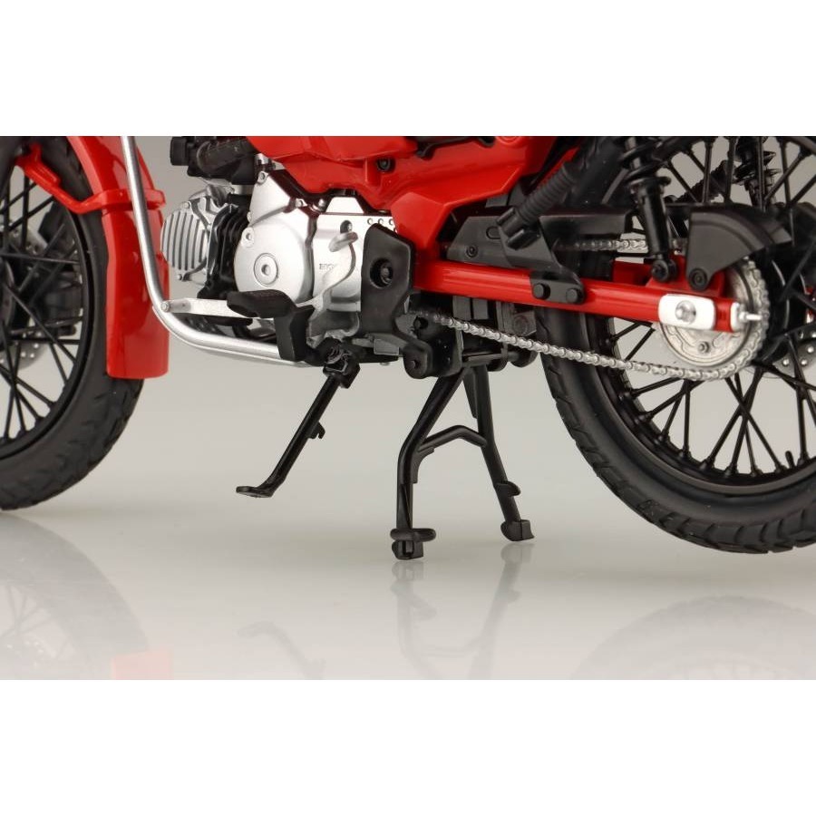 富士美 FUJIMI BikeNX3 1/12 HONDA CT125 HUNTER Cub 躍動紅 組裝模型-細節圖11