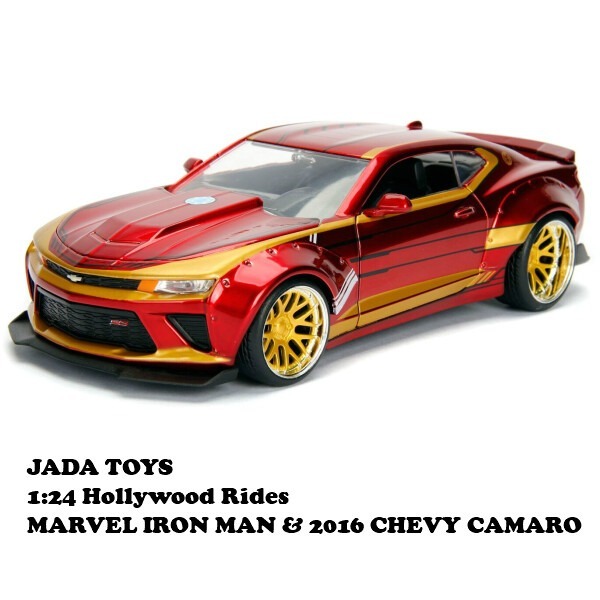 JADA TOTS 1/24 MARVEL 漫威鋼鐵人&2016雪佛蘭科邁羅  壓鑄金屬車-細節圖4