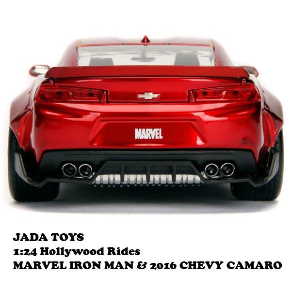 JADA TOTS 1/24 MARVEL 漫威鋼鐵人&2016雪佛蘭科邁羅  壓鑄金屬車-細節圖8