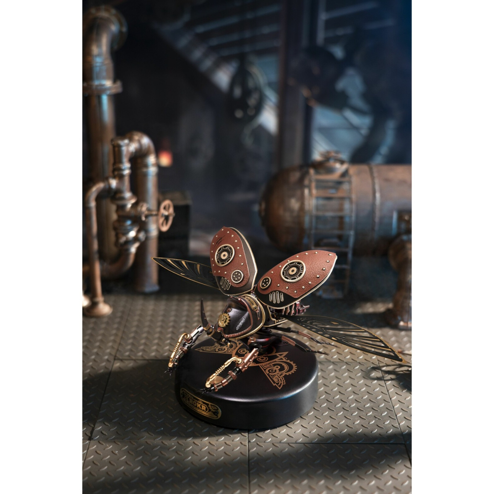 ROKR 機巧次元 機器維度 AI 移動聖甲蟲 組裝模型-細節圖4