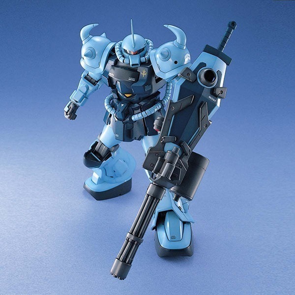 BANDAI  組裝模型 MG 1-100 動戰士鋼彈 MS-07B-3 古夫特裝型-細節圖4