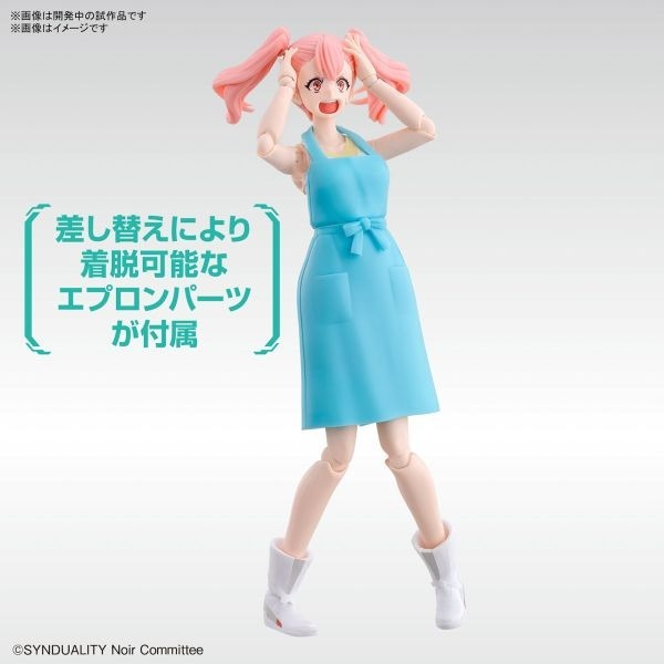 BANDAI 組裝模型 Figure-rise Standard FRS 奇異賢伴 黑色天使 艾莉 ELLI-細節圖4