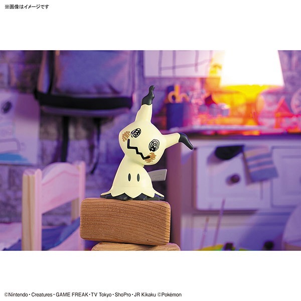 BANDAI 精靈寶可夢 神奇寶貝 Pokemon PLAMO 快組系列 008 謎擬Ｑ 組裝模型-細節圖3
