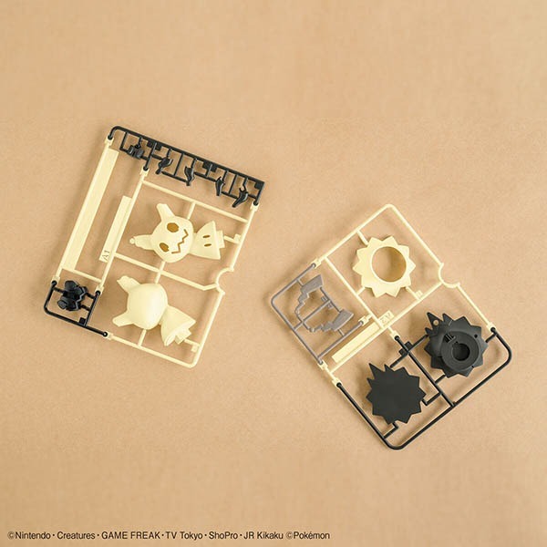 BANDAI 精靈寶可夢 神奇寶貝 Pokemon PLAMO 快組系列 008 謎擬Ｑ 組裝模型-細節圖7
