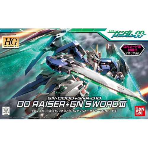 BANDAI 組裝模型 鋼彈OOV戰記 #54 HG 1/144 OO強化模組+ CN劍Ⅲ附屬