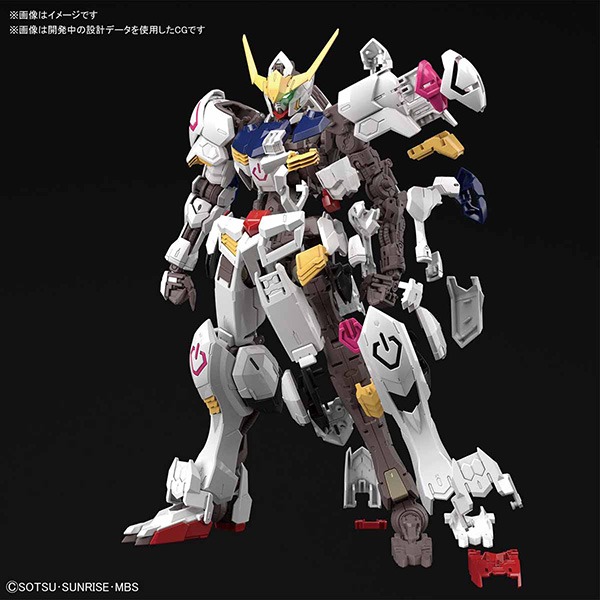 BANDAI組裝模型 MG 1/100 機動戰士鋼彈 鐵血的孤兒 ASW-G-08 獵魔鋼彈-細節圖2