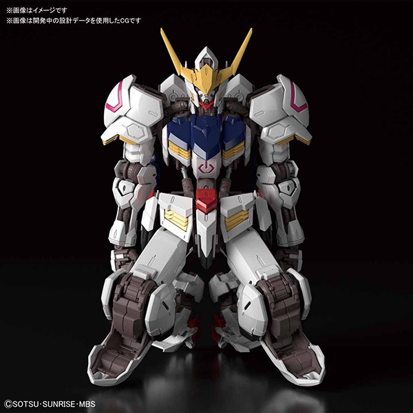 BANDAI組裝模型 MG 1/100 機動戰士鋼彈 鐵血的孤兒 ASW-G-08 獵魔鋼彈-細節圖3