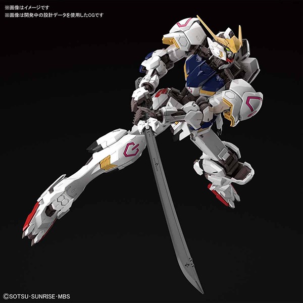 BANDAI組裝模型 MG 1/100 機動戰士鋼彈 鐵血的孤兒 ASW-G-08 獵魔鋼彈-細節圖4