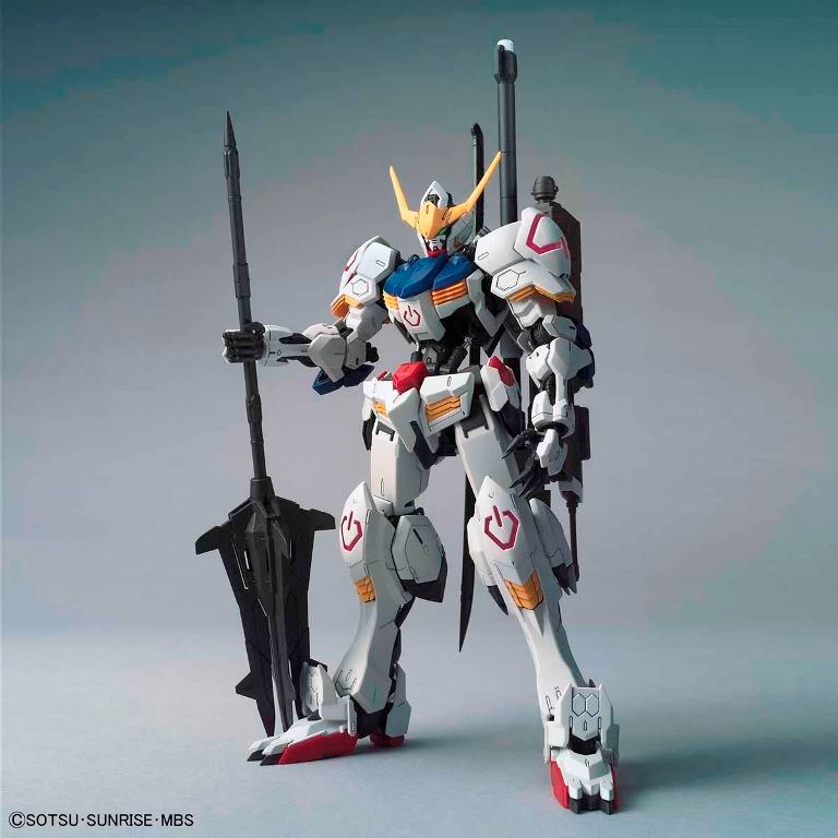 BANDAI組裝模型 MG 1/100 機動戰士鋼彈 鐵血的孤兒 ASW-G-08 獵魔鋼彈-細節圖8