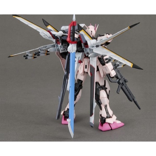 BANDAI  組裝模型 MG 1/100 機動戰士鋼彈 SEED MBF-02+EW454F 嫣紅攻擊鋼彈(鳳裝備)-細節圖3