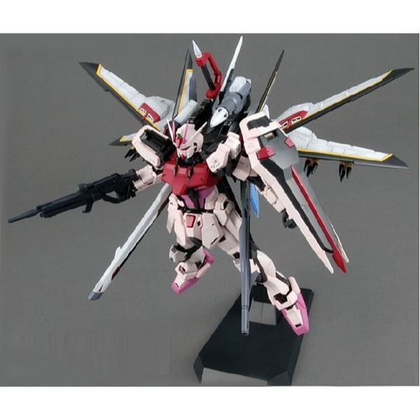 BANDAI  組裝模型 MG 1/100 機動戰士鋼彈 SEED MBF-02+EW454F 嫣紅攻擊鋼彈(鳳裝備)-細節圖4