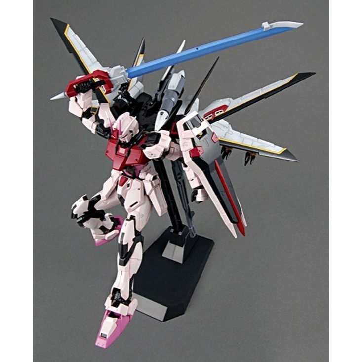 BANDAI  組裝模型 MG 1/100 機動戰士鋼彈 SEED MBF-02+EW454F 嫣紅攻擊鋼彈(鳳裝備)-細節圖7