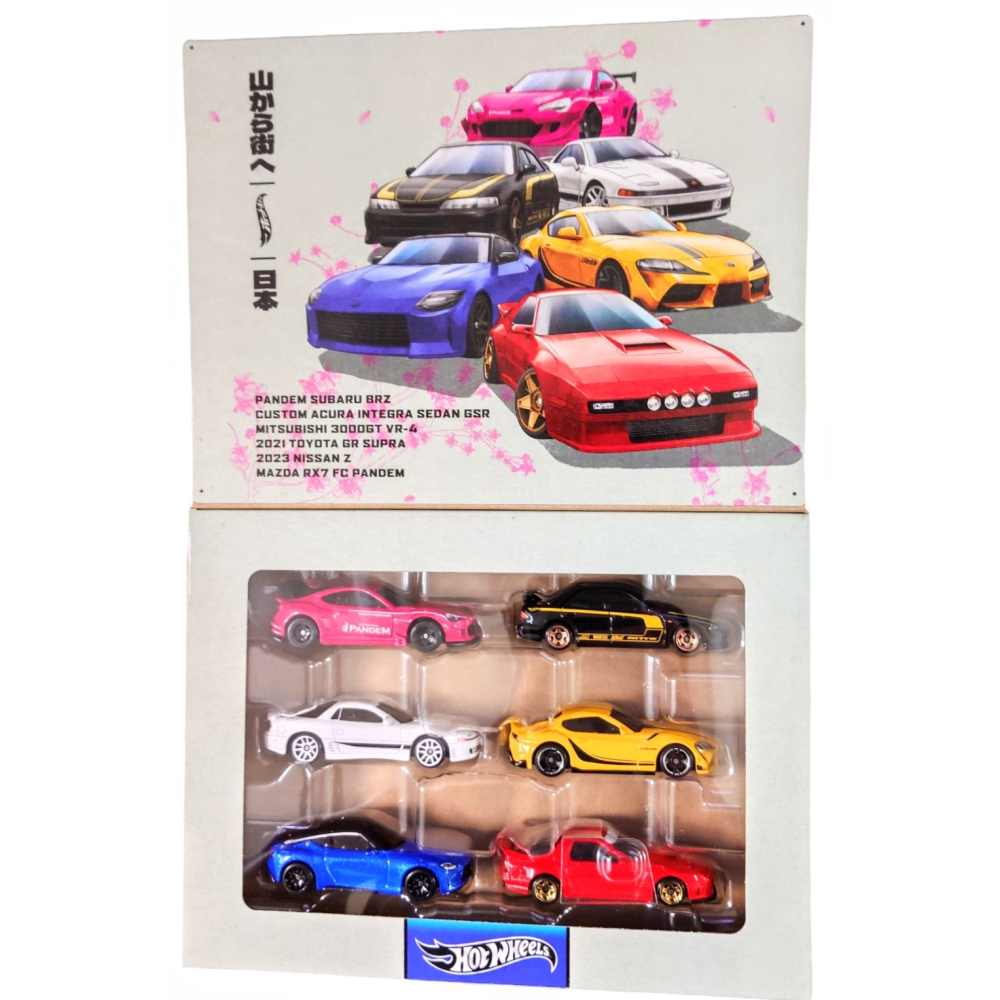 Hot wheels 風火輪 小汽車 日本街道套組 全套6款-細節圖2
