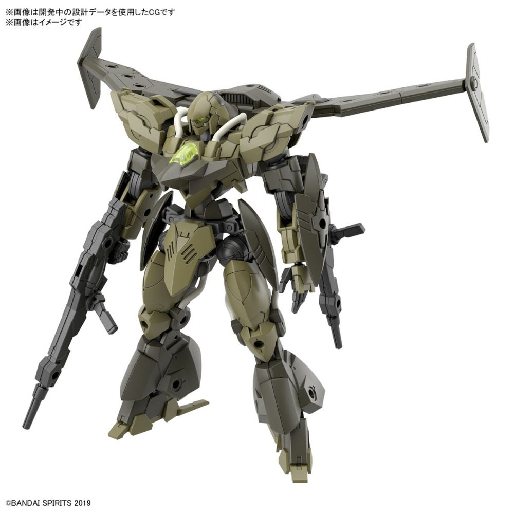 BANDAI 組裝模型  1-144 30MM 1-144 bEXM-21 維爾迪諾瓦(綠色)-細節圖2