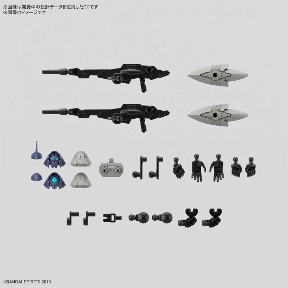 BANDAI 組裝模型  1-144 30MM 1-144 bEXM-21 維爾迪諾瓦(綠色)-細節圖7
