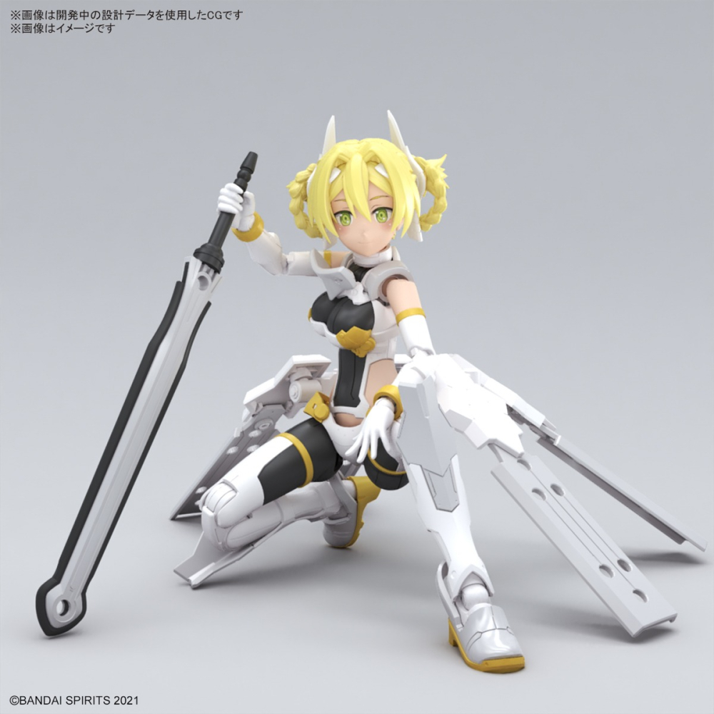 BANDAI 組裝模型 30MS 組裝少女輕作戰 SIS-F00尤菲雅 顏色A-細節圖5