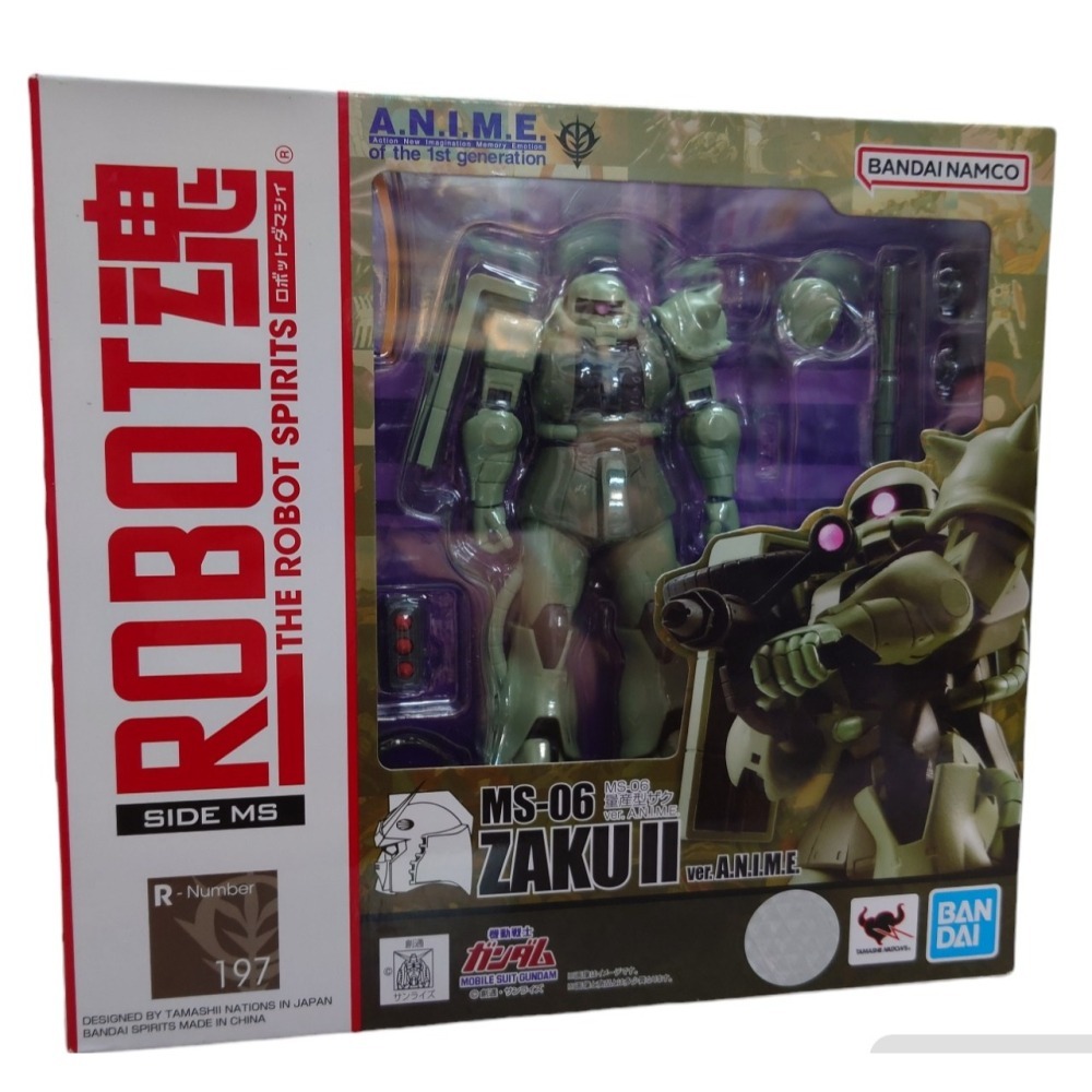 BANDAI ROBOT魂 MS-06 量産型薩克 ver. A.N.I.M.E(完成品)-細節圖2