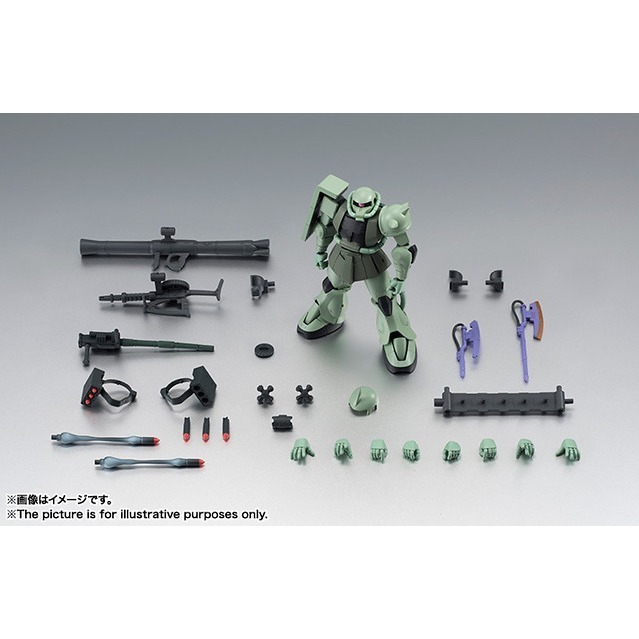 BANDAI ROBOT魂 MS-06 量産型薩克 ver. A.N.I.M.E(完成品)-細節圖3