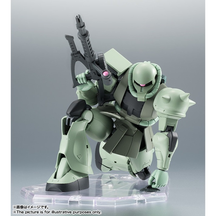 BANDAI ROBOT魂 MS-06 量産型薩克 ver. A.N.I.M.E(完成品)-細節圖4