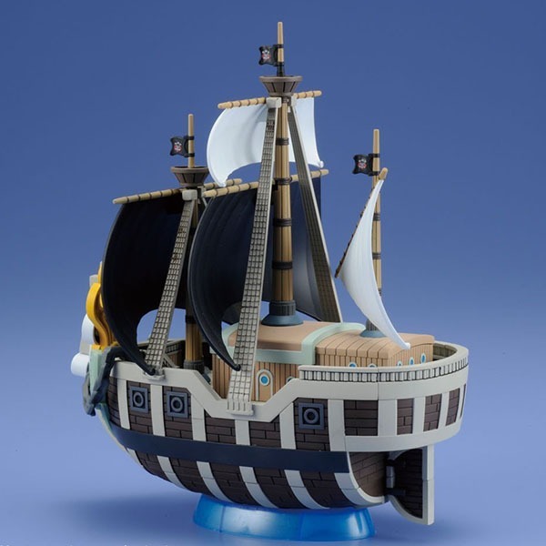 BANDAI 組裝模型 航海王 海賊王 偉大船艦 #12 火拳艾斯 黑桃海賊團海賊船-細節圖3