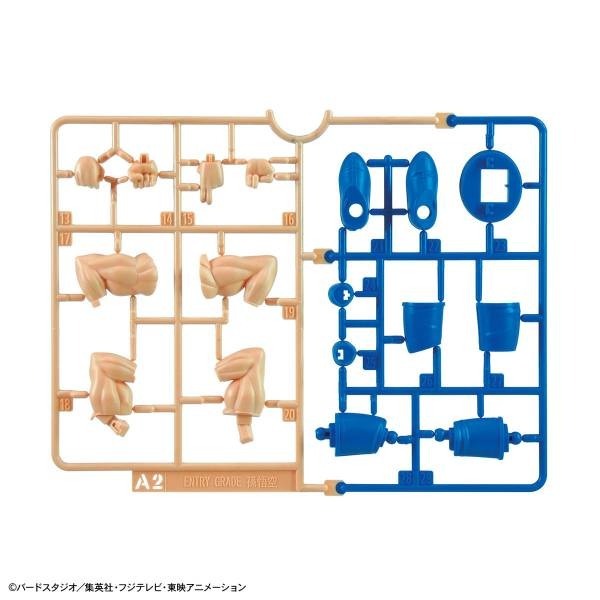 BANDAI 組裝模型 ENTRY GRADE #02 超級賽亞人之神超級賽亞人 孫悟空-細節圖10