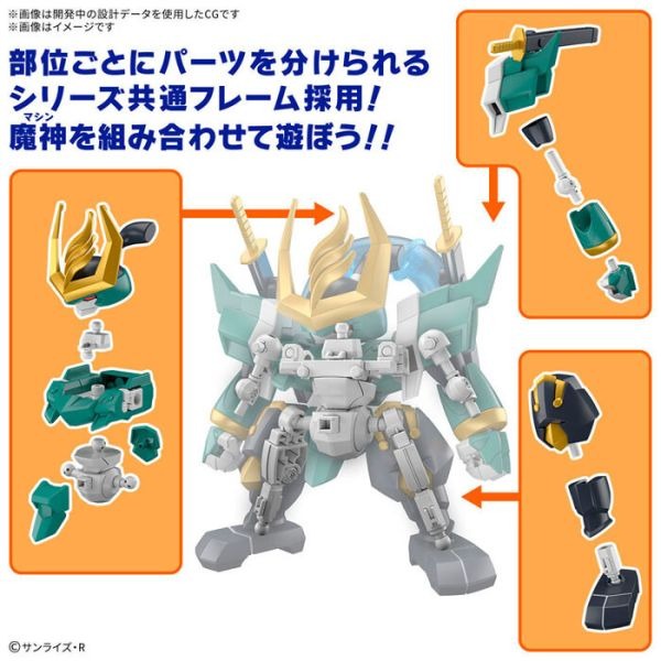 BANDAI 組裝模型 魔神創造傳 SP03 風神丸 魔神英雄傳  初回特典版-細節圖9
