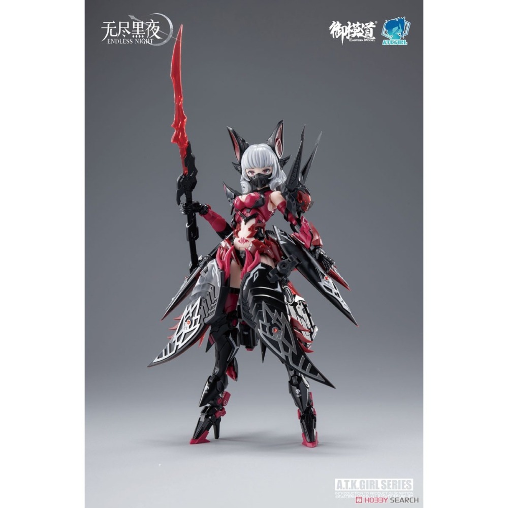 御模道 1/12 原創機娘 無盡黑夜吸血鬼 卡米拉 組裝模型 普通版 & 御藏卡版-細節圖4
