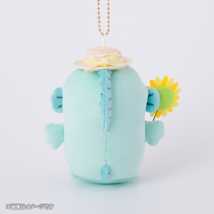 Sanrio 三麗鷗 角色 人魚漢頓 向日葵系列 吊飾 絨毛 玩偶 公仔-細節圖3
