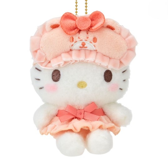 Sanrio 三麗鷗 角色  Hello Kitty 睡衣系列 吊飾 絨毛 玩偶 公仔-細節圖2