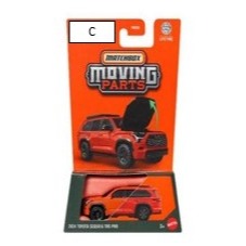 MATCHBOX 火柴盒小汽車 移動部件 2024 TOYOTA SEQUIA TRD PRO-細節圖2