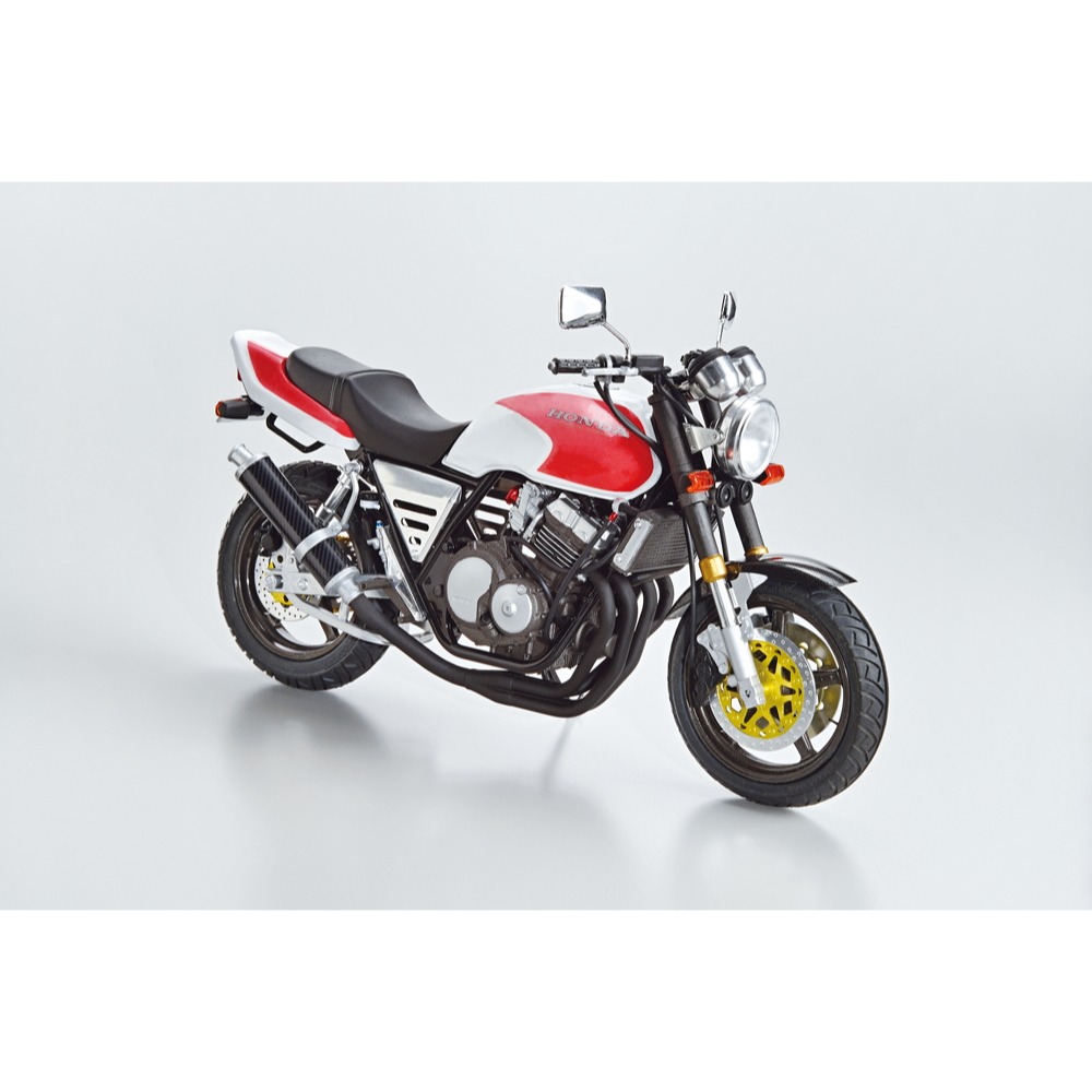 AOSHIMA 青島 1/12 #53 HONDA NC31 CB400 SUPER FOUR ＇92 組裝模型-細節圖2