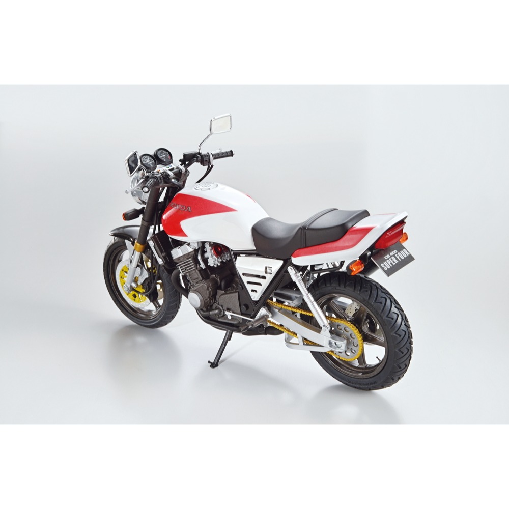 AOSHIMA 青島 1/12 #53 HONDA NC31 CB400 SUPER FOUR ＇92 組裝模型-細節圖3