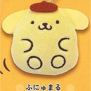 夢屋 Yumeya 三麗鷗 Sanrio 角色 布丁狗 毛絨球鏈吊飾 扭蛋 轉蛋 全套4款-細節圖4