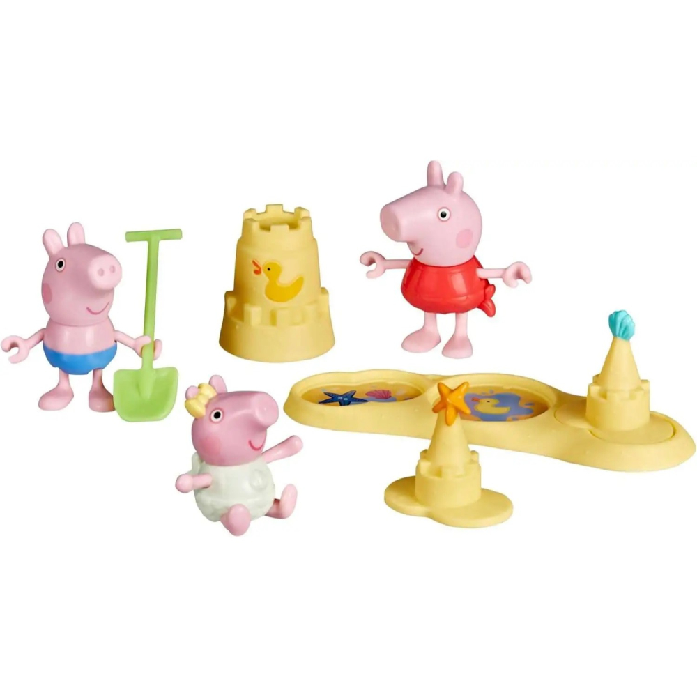 Peppa Pig 粉紅豬小妹 姊弟妹沙灘日遊戲組-細節圖2