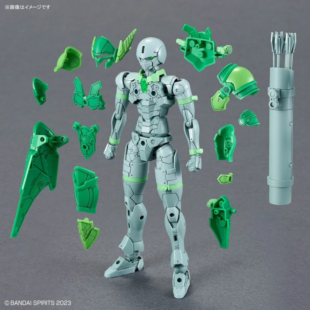 BANDAI 組裝模型 30MF #07 組裝奇幻輕作戰 里博弓兵-細節圖9